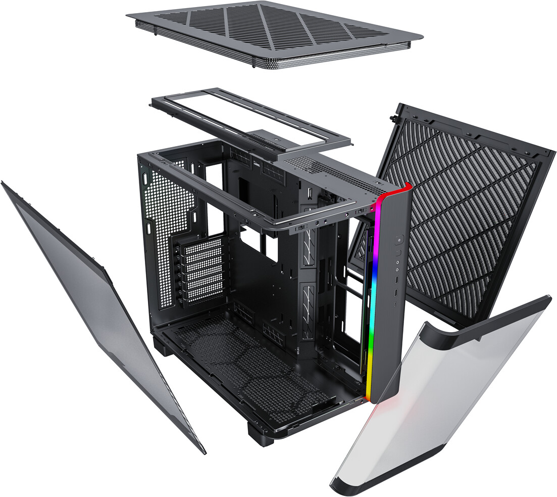 Montech MT/SansAlim/ATX Noir - Boîtier PC Montech - Cybertek.fr - 5