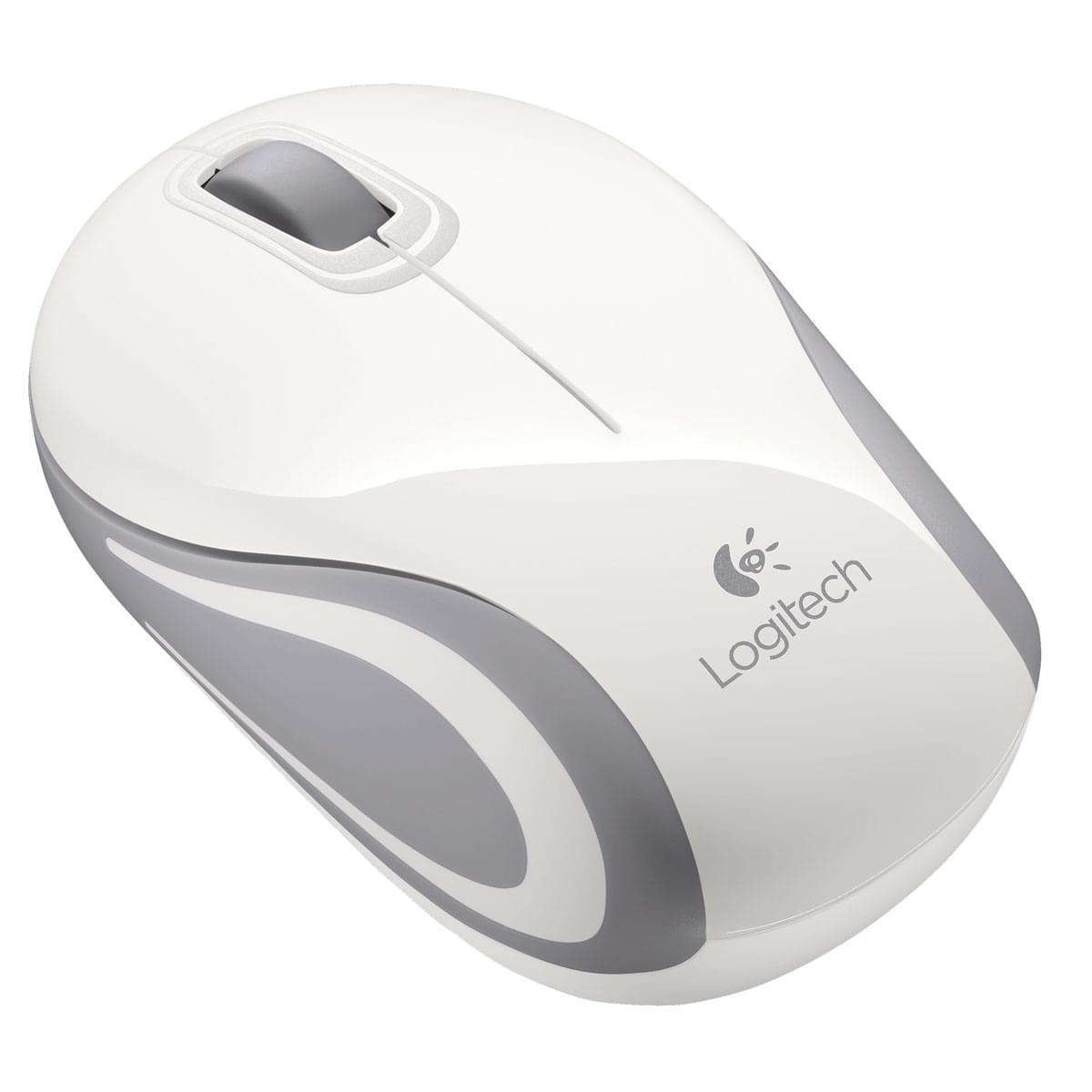 Souris PC Logitech M187 Mini - Blanc/Sans Fil