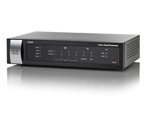 Cisco RV320 Dual WAN Router 4 Ports Gigabit - Routeur Cisco - 1