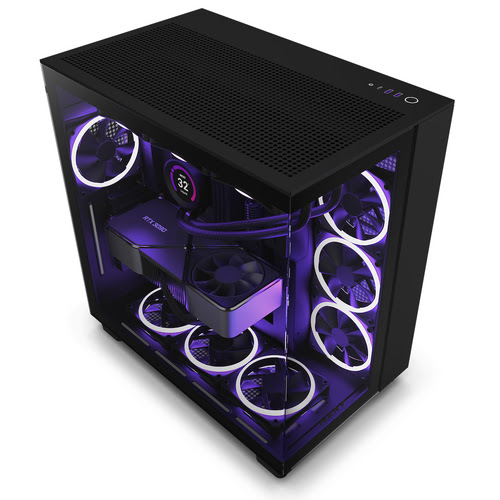 NZXT H9 Flow Noir Noir - Boîtier PC NZXT - Cybertek.fr - 0