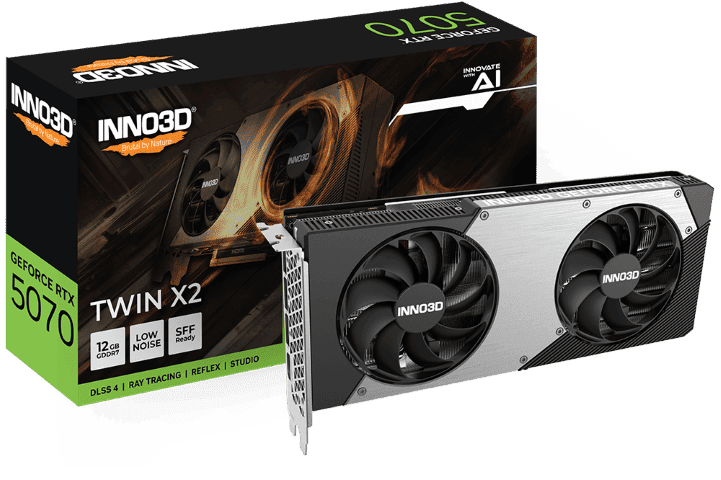 Inno3D GeForce RTX 5070 TWIN X2#  - Carte graphique Inno3D - 0