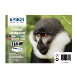 image produit Epson  Multipack 3 couleurs + noir T0895 Cybertek