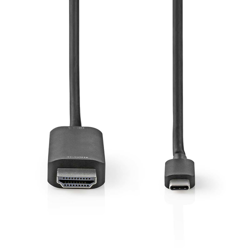 Adaptateur USB-C 3.2 vers HDMI 2.0 - 1m Noir  - 1