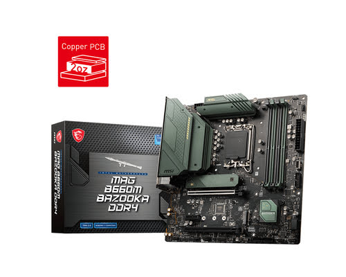 MSI MAG B660M BAZOOKA DDR4 Micro-ATX  - Carte mère MSI - 0