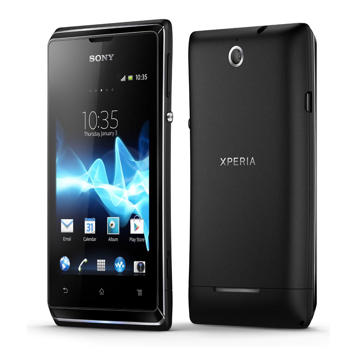 Sony XPeria E C1605 Dual SIM Black - Téléphonie Sony - Cybertek.fr - 0