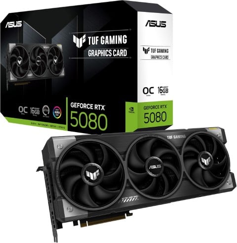 Asus TUF Gaming GeForce RTX 5080 16GB GDDR7 BTF - Carte graphique - 0