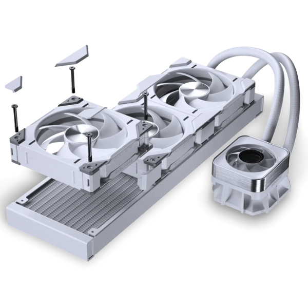 Phanteks Glacier One 360D30 X2 DRGB AiO - 360 mm - Blanc - Watercooling - 4