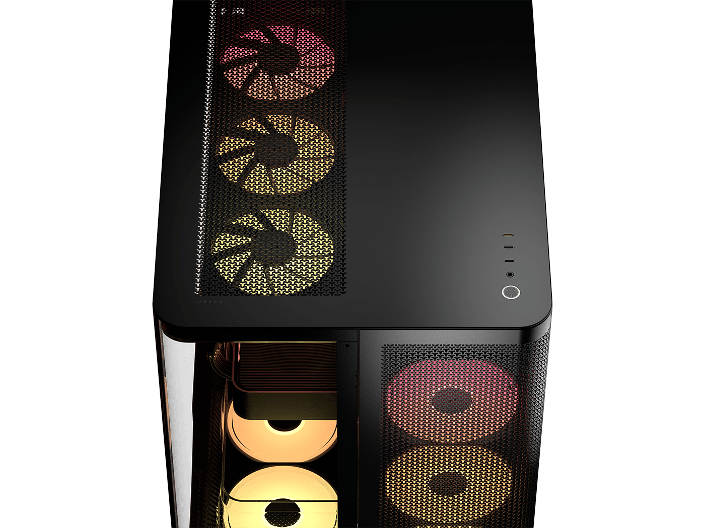 Corsair Air 5400 LX-R RGB Link Noir Noir - Boîtier PC Corsair - 9