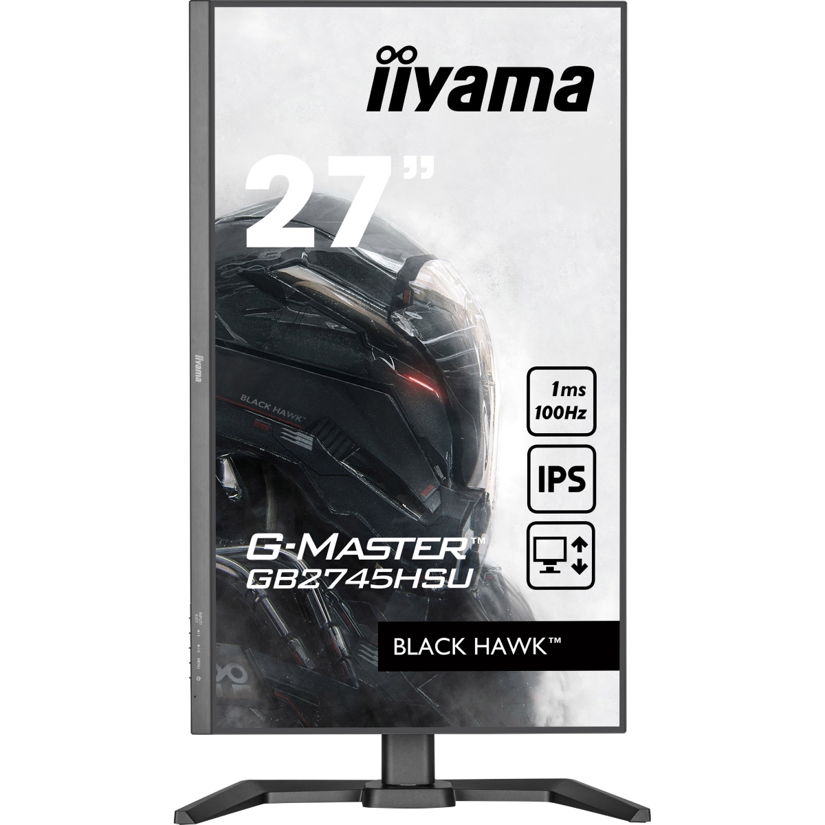 Iiyama 27"  GB2745HSU-B1 - Ecran PC Iiyama - Cybertek.fr - 1