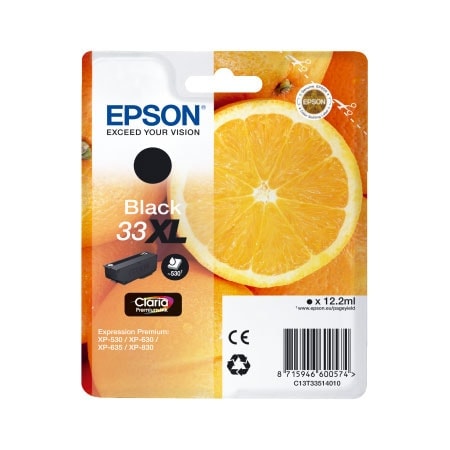 Cartouche Noir 33XL - C13T33514010 pour imprimante  Epson - 0