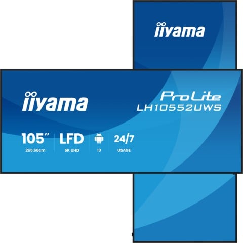Iiyama 105 pouces  LH10552UWS-B1AG - Ecran PC Iiyama - Cybertek.fr - 6
