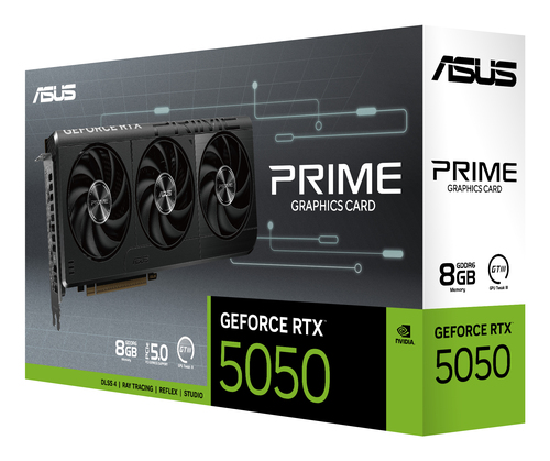 Asus PRIME GeForce RTX 5050 8GB GDDR6  - Carte graphique Asus - 10