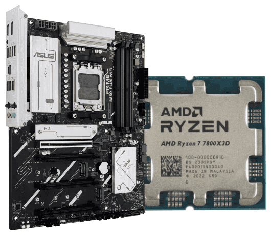 Kit Upgrade PC Asus PRIME B850-PLUS WIFI + Ryzen 7 7800X3D tray Cybertek