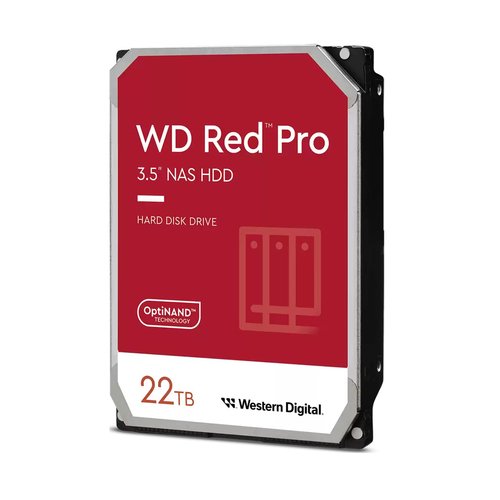 image produit WD 22 To RED PRO SATA III 512Mo - WD221KFGX Cybertek