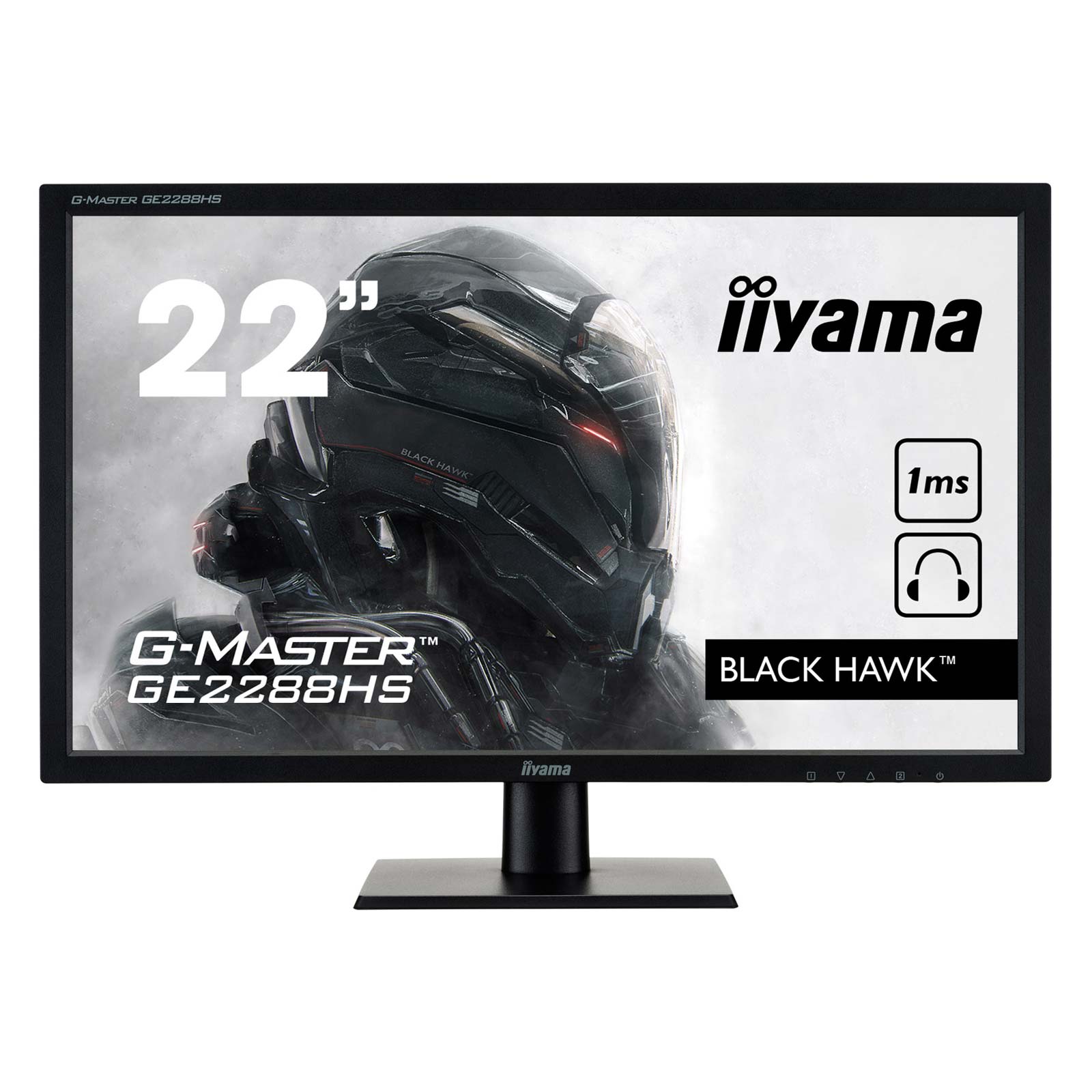 Iiyama 22 pouces  GE2288HS-B1 -- - Ecran PC Iiyama - Cybertek.fr - 1
