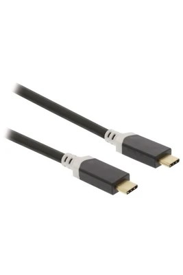 Câble USB-C 3.1 mâle/mâle - 1m - Anthracite# - Connectique PC - 2