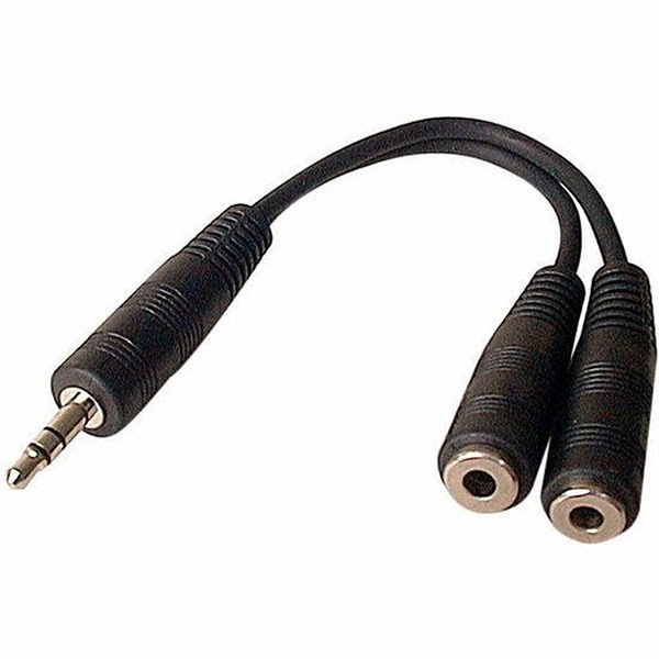 Doubleur Audio Jack 3.5 - Connectique TV/Hifi/Video - Cybertek.fr - 0