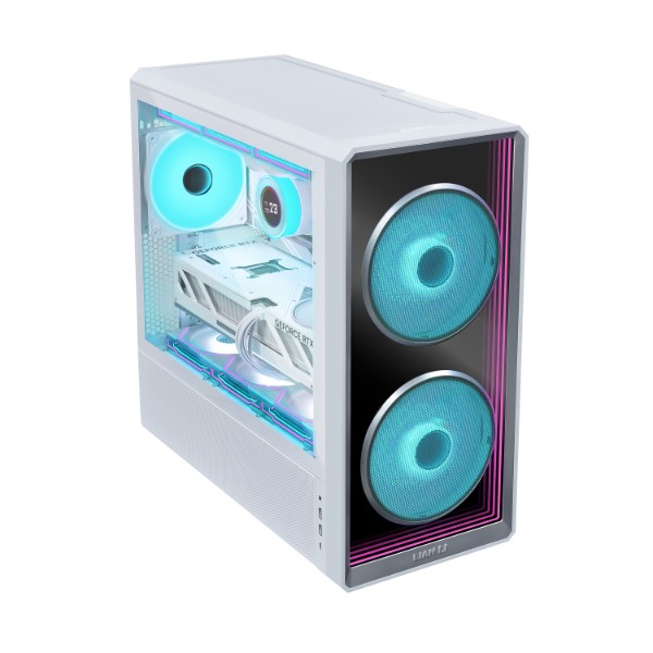 Lian-Li LANCOOL 217 INF Blanc Blanc - Boîtier PC Lian-Li - 1
