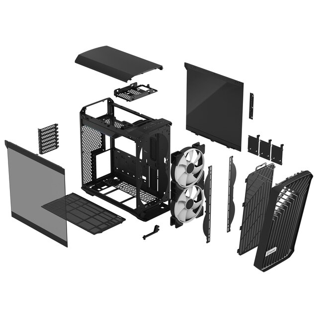Fractal Design Torrent Compact TG Light Black Noir - Boîtier PC - 20