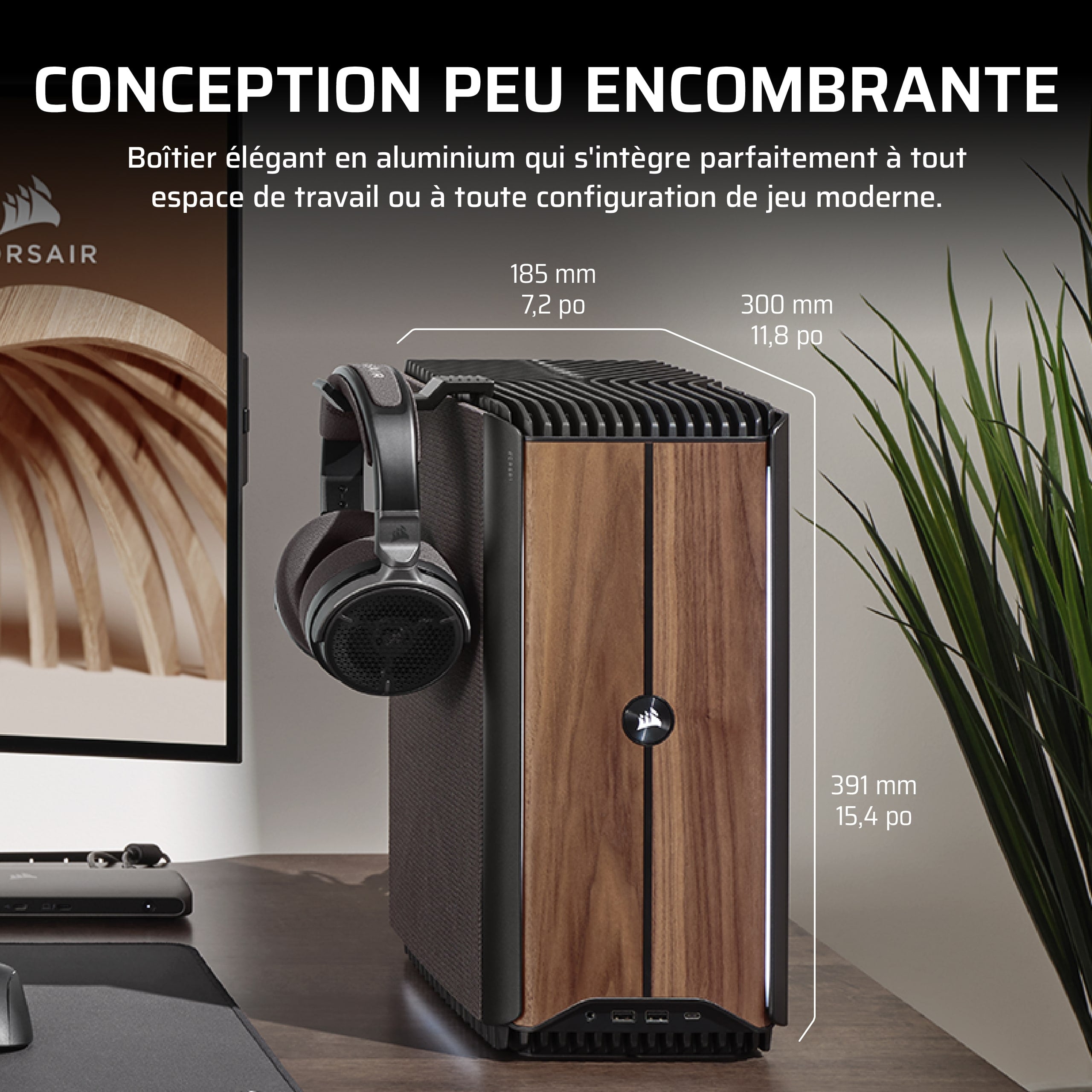 Corsair ONE i600 Metal Core Ultra 7 270K/5070/32Go/1To/W11 - Barebone et Mini-PC - 5