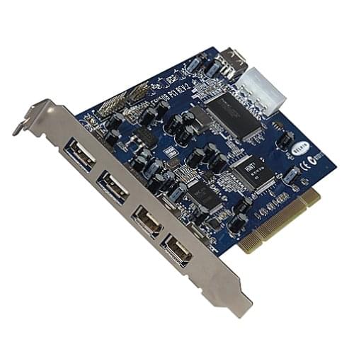 PCI 2 ports USB2 + 2 ports Firewire - Carte contrôleur Cybertek - 0