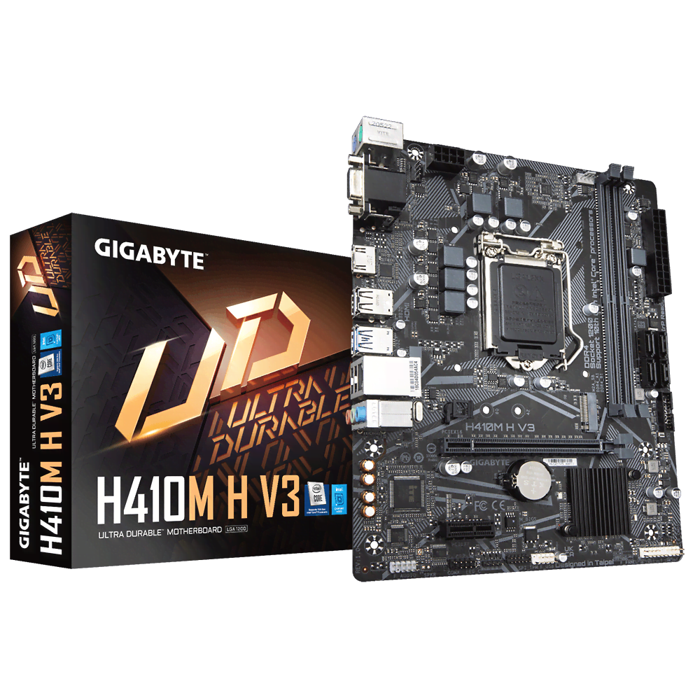 Gigabyte H410M-H V3 Micro-ATX  - Carte mère Gigabyte - Cybertek.fr - 0