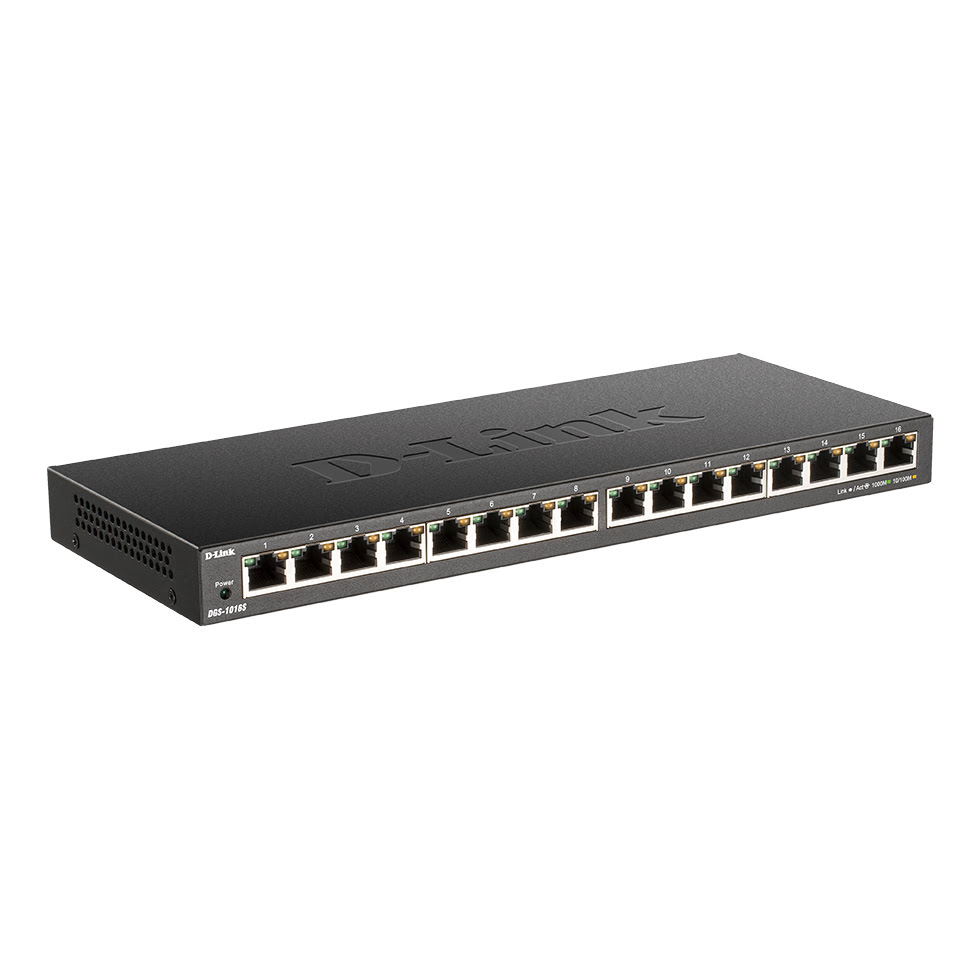 Switch D-Link 16 Ports 10/100/1000Mbps DGS-1016S - Cybertek.fr - 0