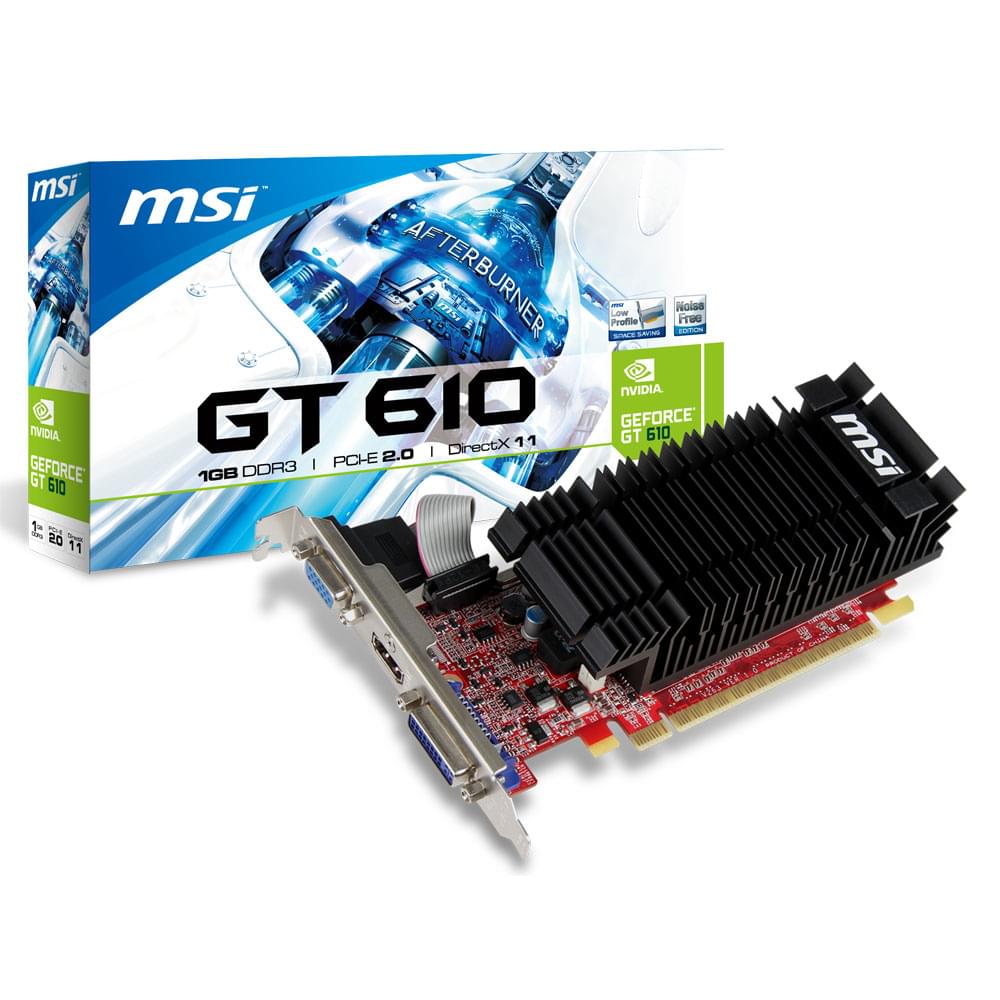 MSI N610-1GD3H/LP  - Carte graphique MSI - Cybertek.fr - 0