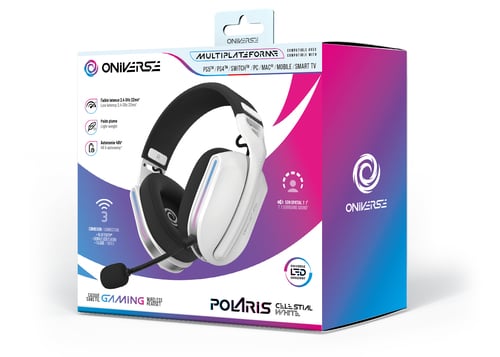 Oniverse Casque Polaris  Blanc - Micro-casque - Cybertek.fr - 7