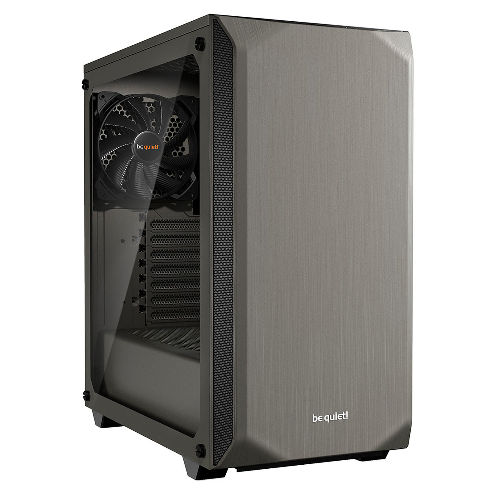 be quiet! Pure Base 500 Window Gray BGW36 Gris - Boîtier PC - 0
