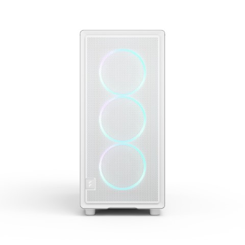 Fractal Design Epoch White TG RGB Clear tint Blanc - Boîtier PC - 1
