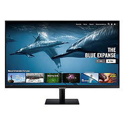 image produit Samsung SmartMonitor M5 27" 1080p/HDR/VA/WiFi/BT/Airplay Cybertek