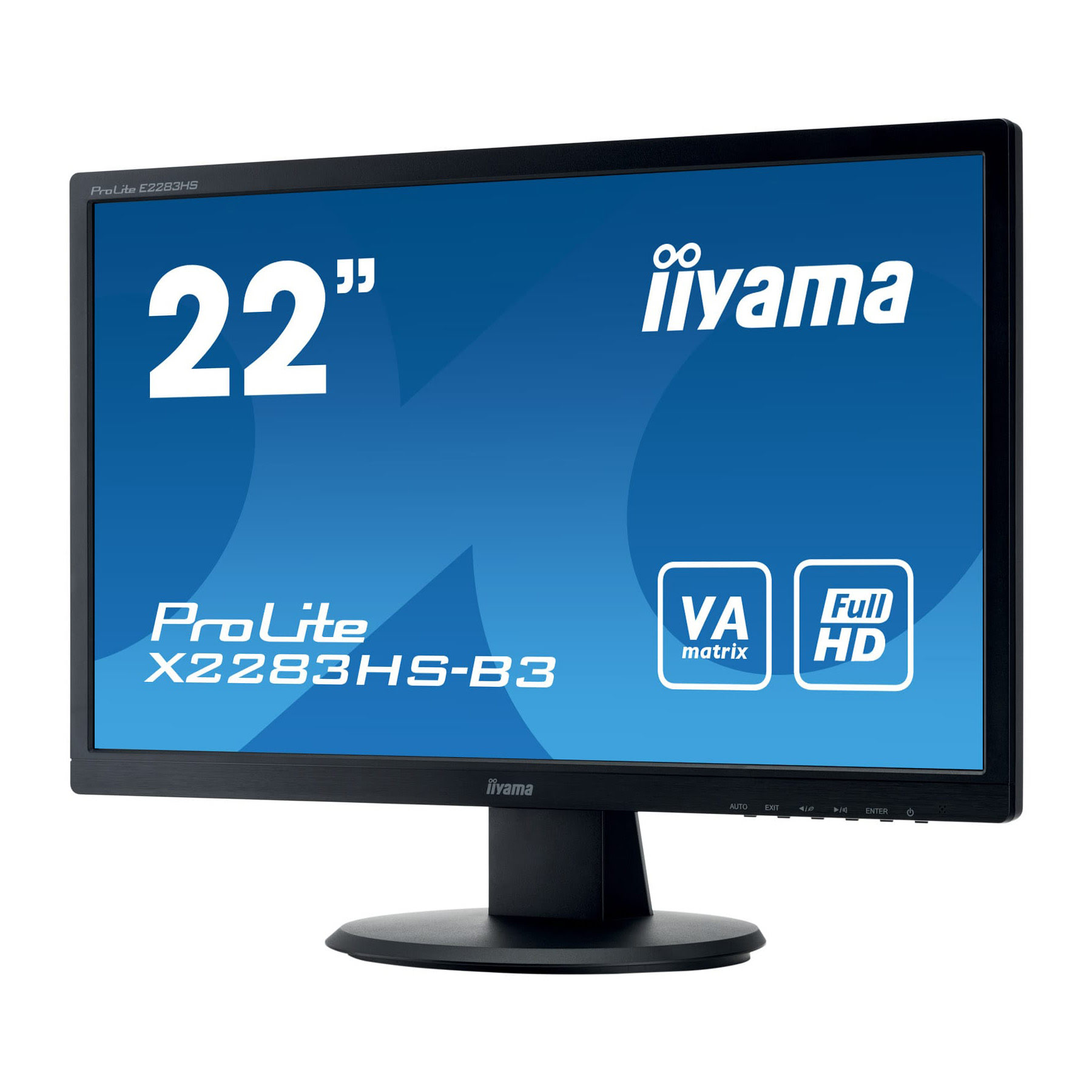 Iiyama 22 pouces  X2283HS-B3 -- - Ecran PC Iiyama - Cybertek.fr - 2