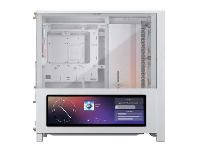 Corsair FRAME 4000D LCD RS ARGB Blanc Blanc - Boîtier PC Corsair - 2