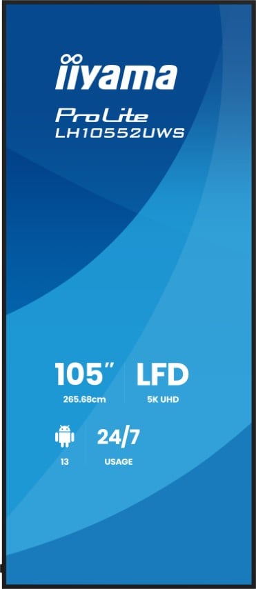 Iiyama 105 pouces  LH10552UWS-B1AG - Ecran PC Iiyama - Cybertek.fr - 1