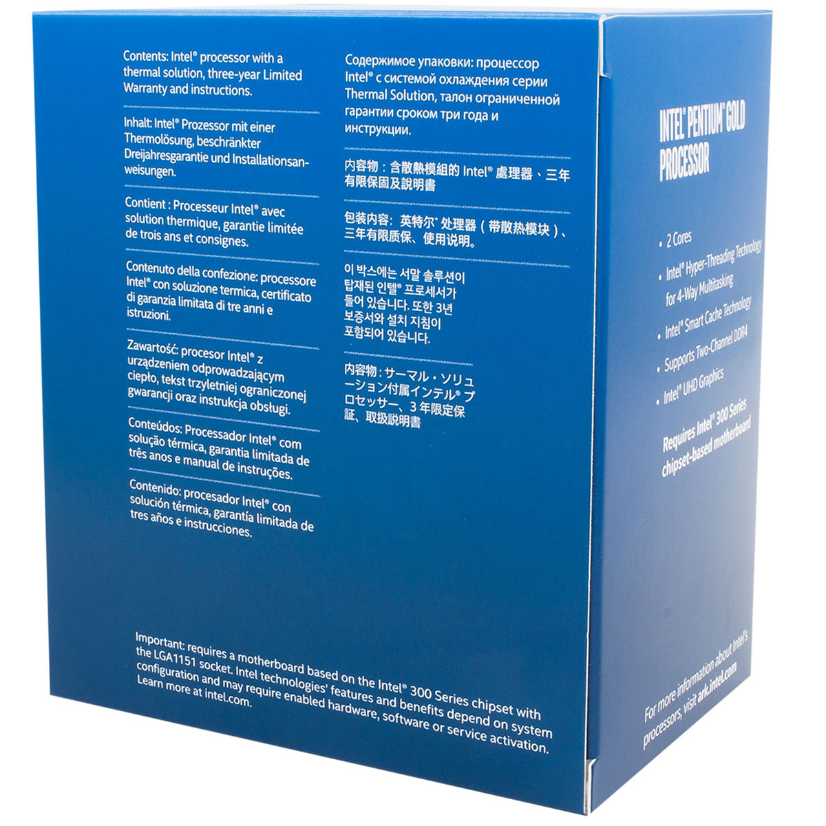 Intel Pentium G5400 - 3.7GHz - Processeur Intel - Cybertek.fr - 1