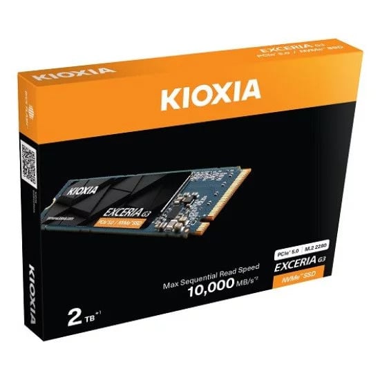 Kioxia LVC10Z002TG8 NVMe GEN5 2TB Exceria G3  M.2 - Disque SSD - 0
