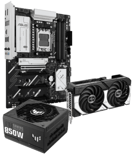 PRIME B850-PLUS WF + RTX5070 12G + TUF Gaming 850G - Cybertek.fr - 0