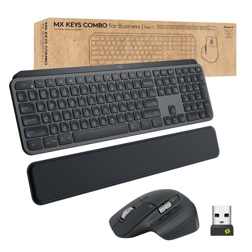 Logitech Advanced MK540 clavier Souris incluse USB AZERTY Français Noir,  Blanc