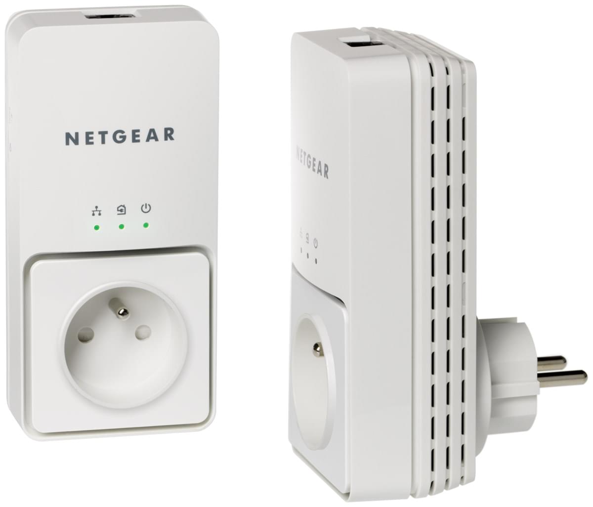 Netgear XAVB2501 (200Mb) avec prise - Pack de 2 - Adaptateur CPL - 0