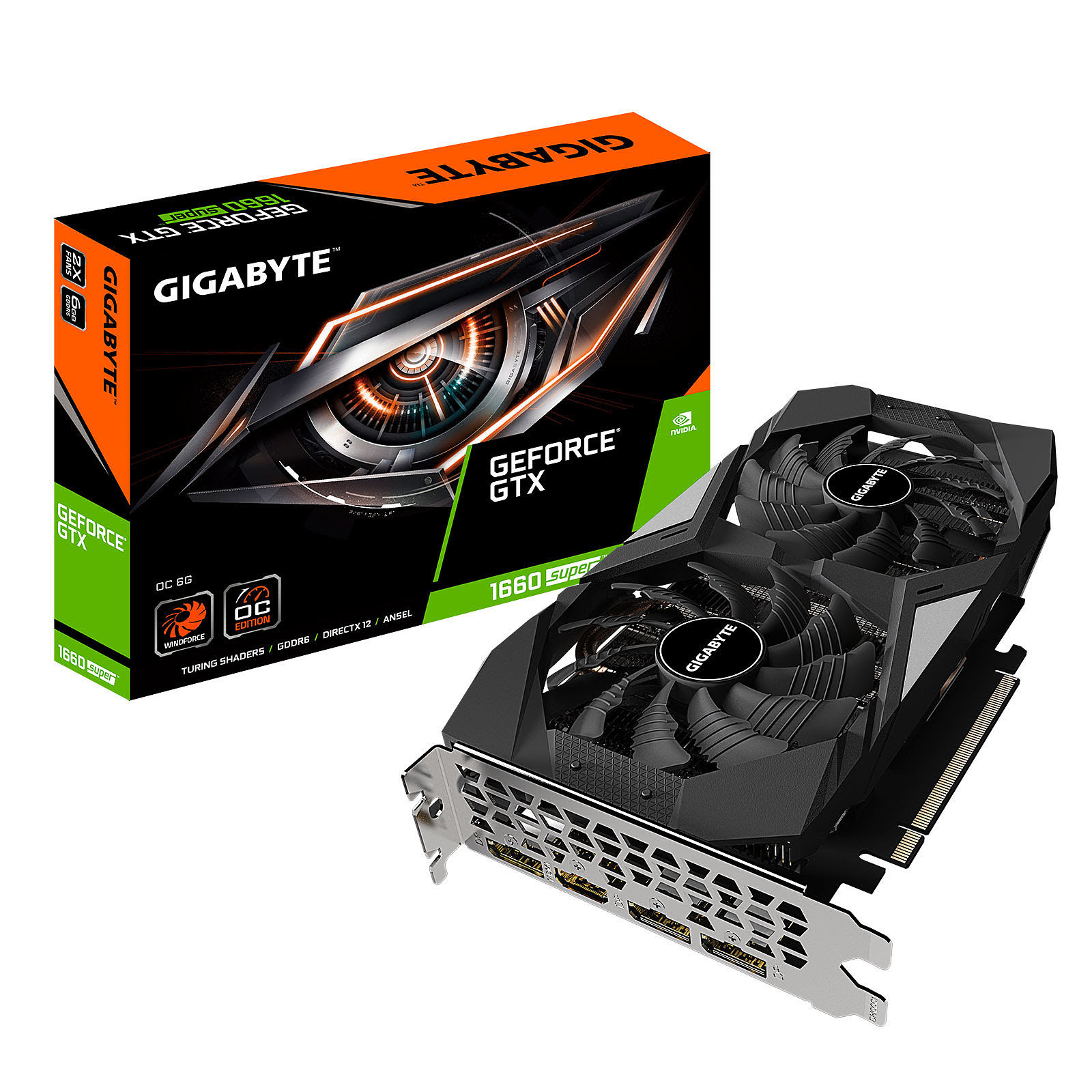 Gigabyte GTX 1660 SUPER OC  - Carte graphique Gigabyte - 0