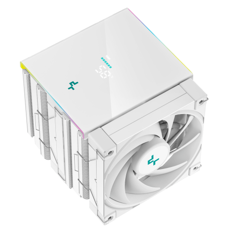 Deepcool CH160 Blanc-mT/SsAlim/Mini-ITX+AK620 DIGITAL Blanc Blanc - Boîtier PC - 11