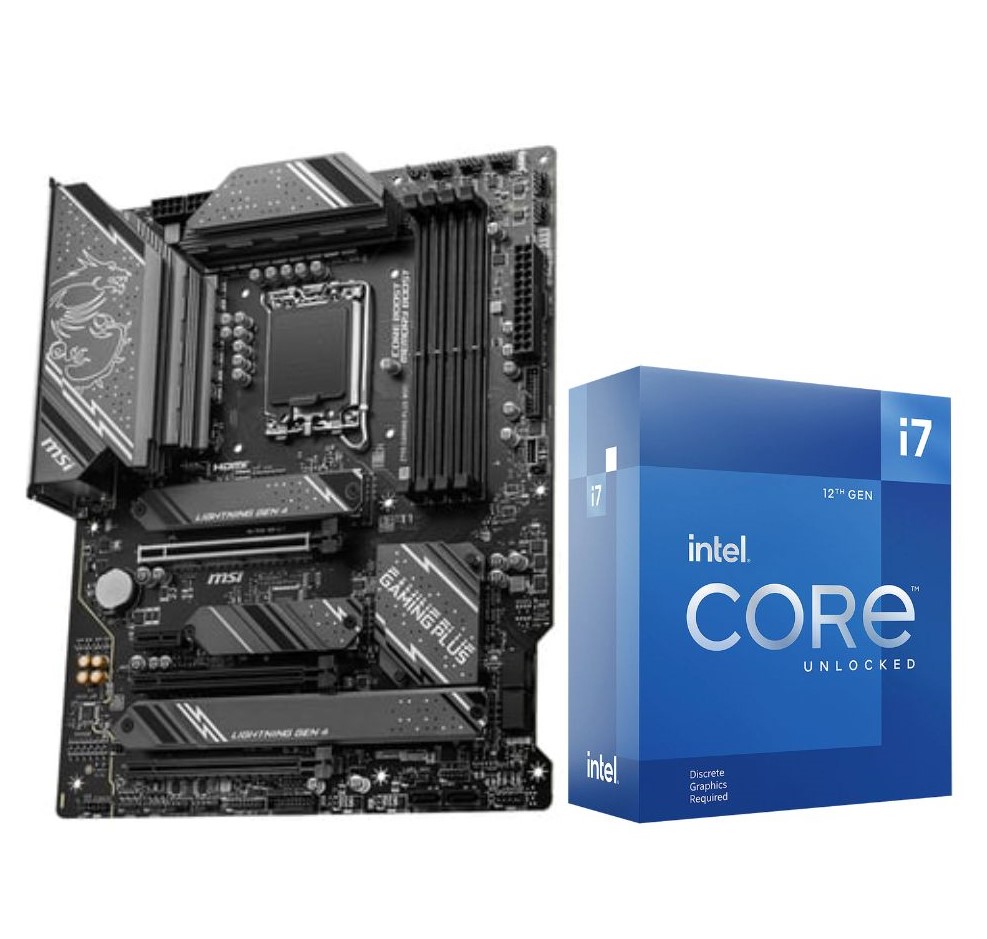 Bundle Z790 GAMING PLUS WIFI + Core i7-12700K - Cybertek.fr - 0