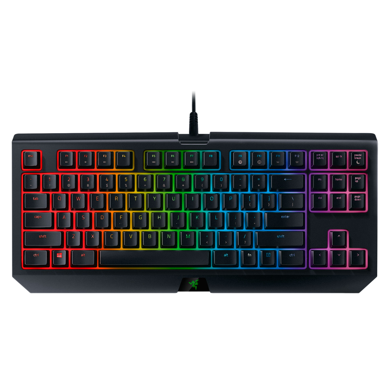 Razer BlackWidow Tournament Edition Chroma V2 Yellow sw. - Clavier PC - 0