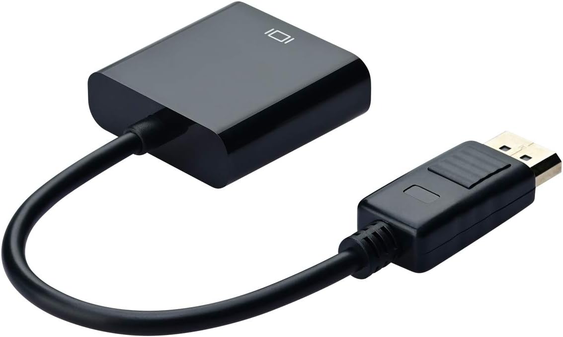 Câble DisplayPort/DVI mâle/femelle - 14cm - Noir - 0