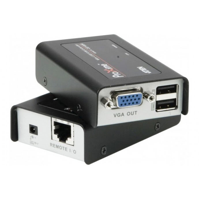 Connectique PC Aten Extender VGA + 2xUSB via RJ45 - 100m