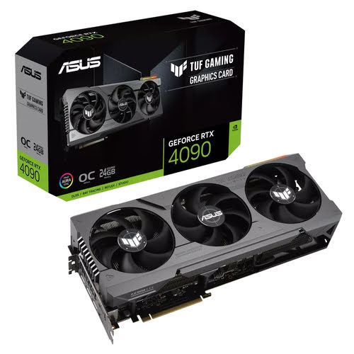 image produit Asus GeForce TUF RTX 4090 OC Gaming 24GB GDDR6X Cybertek