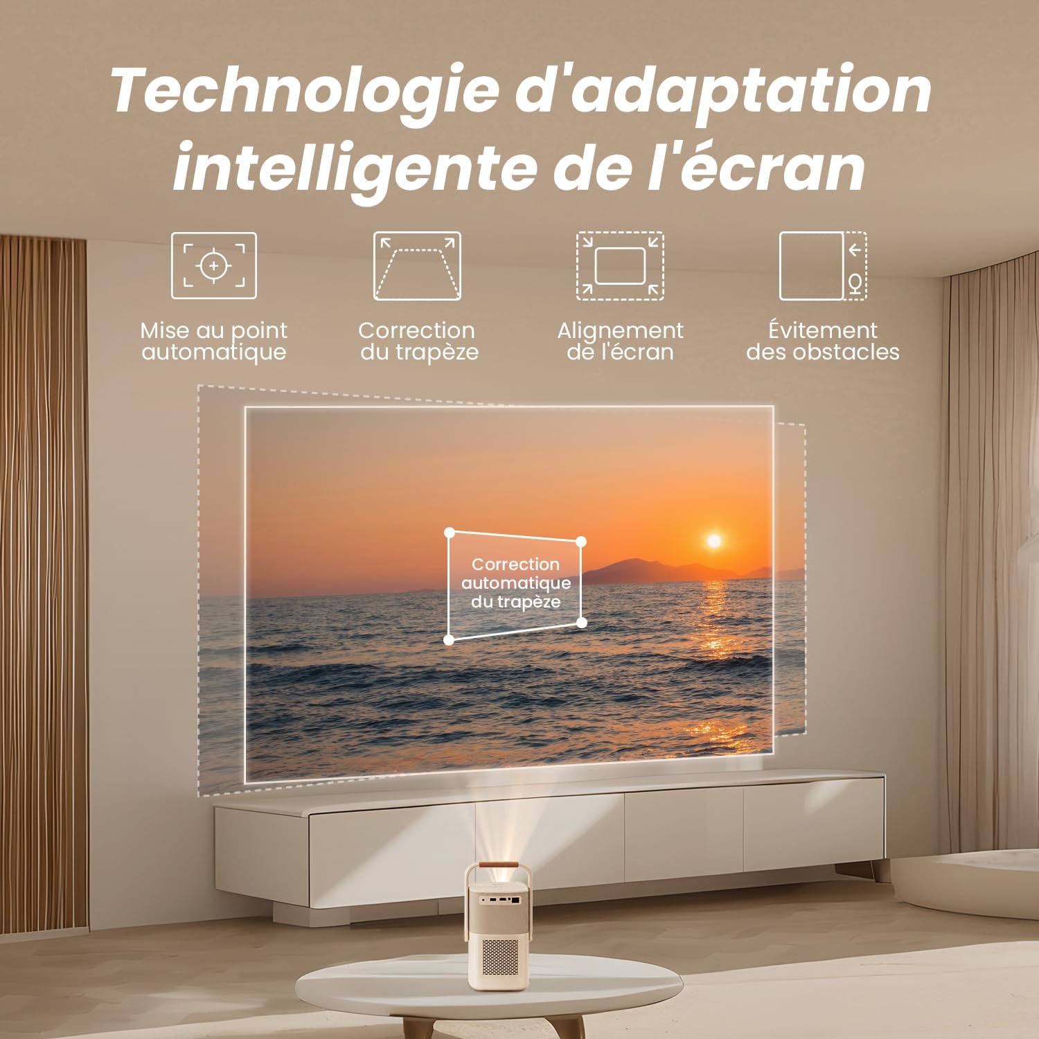 Cybertek Yaber T2 FHD WiFi/Bluetooth - Vidéoprojecteur Cybertek - 4