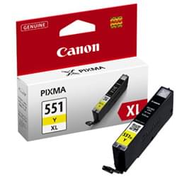 image produit Canon  CLI-551Y Jaune XL Cybertek