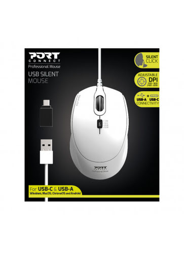 Port Office Pro Silent USB - Souris PC Port - Cybertek.fr - 3